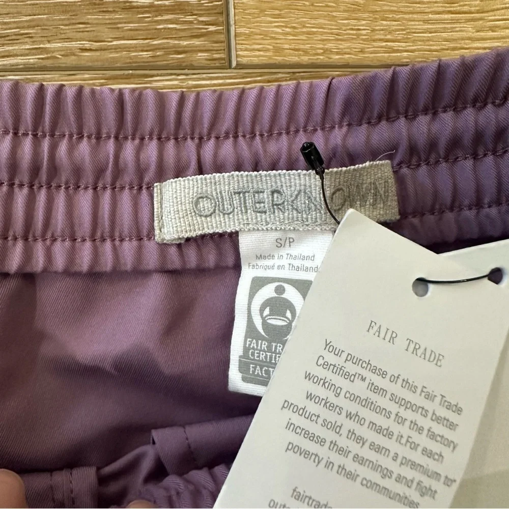 OuterKnown Men’s Nomadic Volley Purple Versatile Swim Shorts Sz S NWT